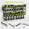 image16quot W Power Tool Organizer Wall Mount Loads 200 lbs Heavy Duty 3Tier 4 Drills Holder Cordless Tool Storage Battery Shelf Utility Racks for Garage Shed Workshop Gifts for Men Husband DadExtra Large