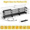 image495quot W Large Power Tool Organizer Wall Mount with Charging Station 4Tier Heavy Duty12 Cordless Drills Holder Load 600 lb Tool Battery Storage Rack Built in 8 Outlet Power Strip for Garage