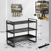 image49quot W Large Power Tool Organizer Wall Mount Loads 600 lbs Heavy Duty 4Tier 12 Drills Holder Cordless Tool Storage Battery Shelf Utility Racks for Garage Workshop Shed Gifts for Men Husband4 Tiers