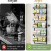 image8Tier Over the Door Pantry Organizer 2 in 1 Large Door Spice Rack with Adjustable Metal Baskets Heavy Duty Hanging or Wall Mounted Storage Organizer for Kitchen Pantry and Room WallBlack