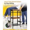 imagePower Tool Cart Heavy Duty Garage Shelving with Wheels Movable Tool Box Cart Chest Organizer for Mechanic and Man Gift Cordless Tool Storage for Garage and Garden