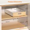 imagePull Out Drawer for Cabinet Metal Slide Out Shelf Fixed with Adhesive Nano Film 1 PCS MultiPurpose Cabinet Organizer for Kitchen Pantry and Office Large14W x 21D2Pack