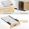 imagePull Out Drawer for Cabinet Metal Slide Out Shelf Fixed with Adhesive Nano Film 1 PCS MultiPurpose Cabinet Organizer for Kitchen Pantry and Office Large20W x 21D2Pack