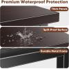 image2029 Gallon Fish Tank Stand with Power Outlet and Storage CabinetAquarium Stand with SlideOut Fish Tank ShelfHeavy Duty Metal Frame and Waterproof Wood315quot L x 157quot W 770LBS Capacity