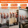imageChainsaw Hanger 2 Pack Chainsaw Holder Wall Mount Heavy Duty Metal Chainsaw Chain Hook Storage Loads 70 lbs Accessories Chainsaw Rack Organizer Save Space for Garden Garage Workshop