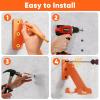 imageChainsaw Hanger 2 Pack Chainsaw Holder Wall Mount Heavy Duty Metal Chainsaw Chain Hook Storage Loads 70 lbs Accessories Chainsaw Rack Organizer Save Space for Garden Garage Workshop