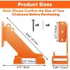 imageChainsaw Hanger 2 Pack Chainsaw Holder Wall Mount Heavy Duty Metal Chainsaw Chain Hook Storage Loads 70 lbs Accessories Chainsaw Rack Organizer Save Space for Garden Garage Workshop