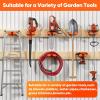 imageWeedeater Hanger 2 Pack Garage Organize Grass String Trimmer Rack Heavy Duty Metal Weed Eater Holder Wall Mount Save Space Garden Tool Storage Rack Loads 25lbs Weed Wacker Hooks for Garage