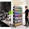 image3D Printer Filament Storage Rack 7Tier Heavy Duty Large Capacity Filament Organizer Holds up to 63 Spools MultiLayer 3D Printing Rolls Shelf for Home Office Workshop School Shelf Only