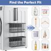 imageMagnetic Dryer Ball HolderMagnetic Hanger Holder Basket Magnetic Lint Bin No Tools Install for Laundry Room Fridge Storage Hanger Organizer